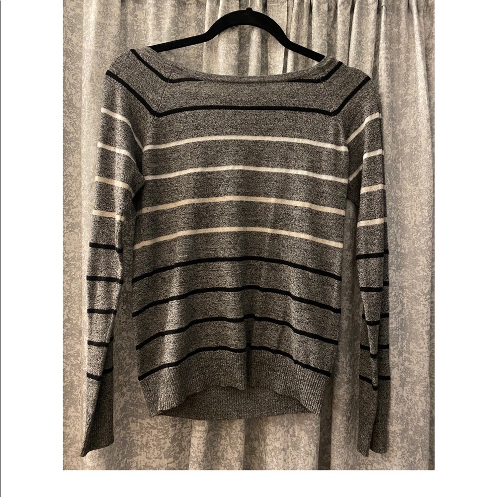 Long sleeved stripped shirt